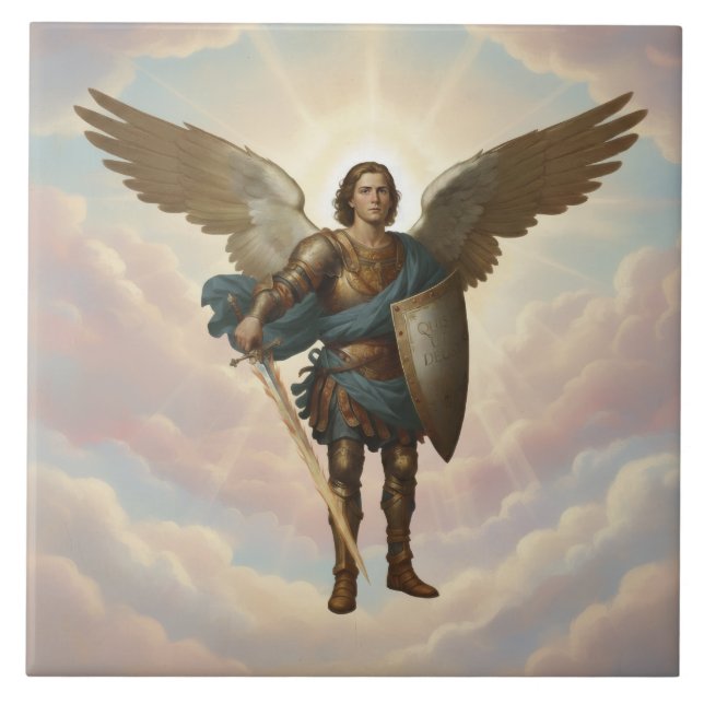 Archangel Michael Painting Angel Michael  (Frente)