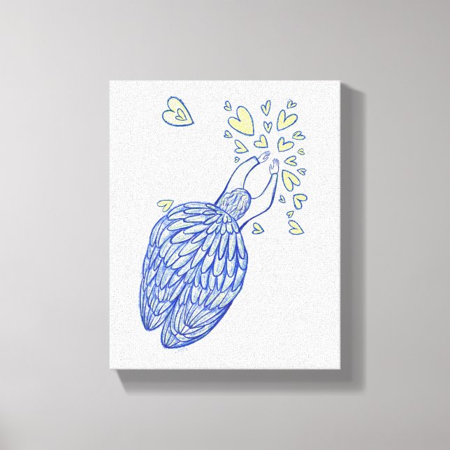 Archangel Michael Painting Canvas Art (Frente)