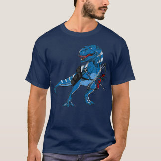Archery Dinossaur Camiseta Oferece Trex Engraçado