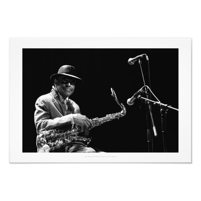 Archie Shepp Banlieues Bleues 2010 Foto por P Baud (Frente)