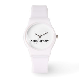 ARCHITECT Relógio de Silicone Branco Esportivo