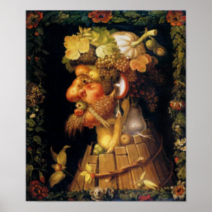 Arcimboldo Autumn Poster