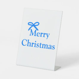 Arco azul feliz família natalícia presentes simple