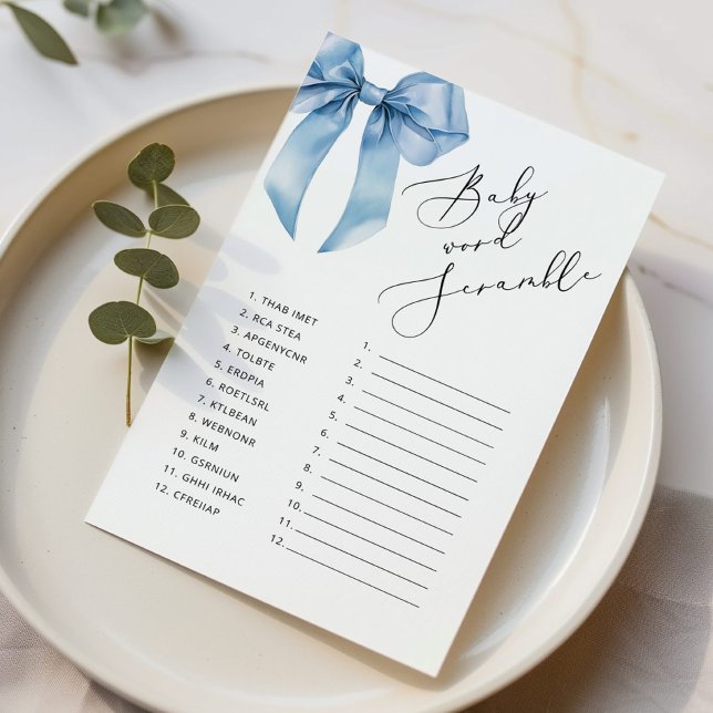 Arco Azul Palavra de bebê Scramble jogo do baby ch (Criador carregado)