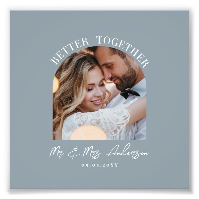 Arco azul poeirento foto presente decoração casa c (Frente)