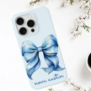 Arco Azul Trendy Personalizado Com Nome Monograma