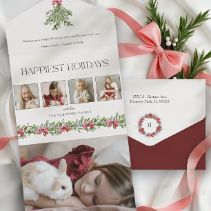 Arco Coquette Mistletoe Happiest Holidays 4 Foto