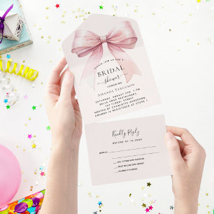 Arco cor-de-rosa Chá de panela creme rsvp