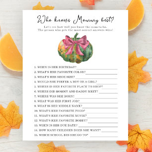 Arco de abóbora - Quem conhece melhor a mamãe