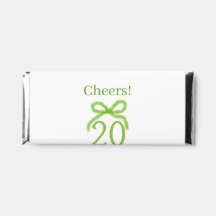 arco de aniversário de 20 anos verde aquarela nome