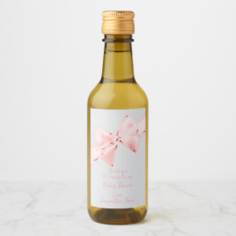 Arco de coquete rosa elegante Mini Chá de fraldas