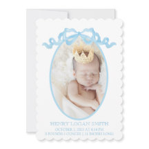 Arco de Fita Azul Aquarela Gingham Baby Boy