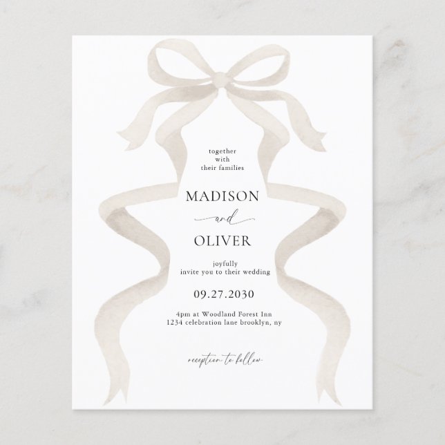 ARCO de Ivory Beige Monogramas Elegante (Frente)