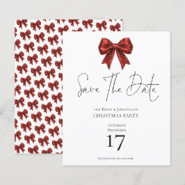 Arco de Largura Vermelha de Orçamento Natal Salvar