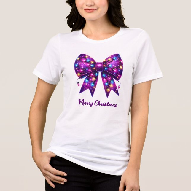 Arco de Luzes de Natal Purple Coquette (Frente)
