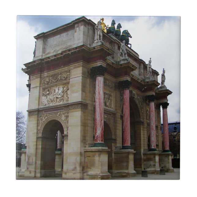 Arco de Triunfo do Carrousel. (Frente)