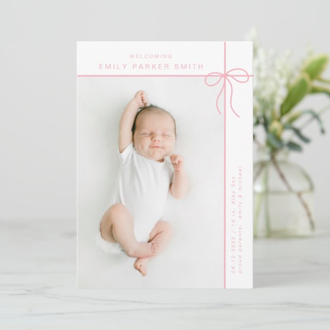 Arco e linhas com cartões de fotos de solteiro ret (Em pé/Frente)