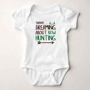 Arco Engraçado de Bebê Caçando Camisa De Fita D