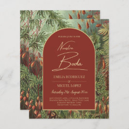 Arco Floral Botânico Vintage em Terracota para CAS