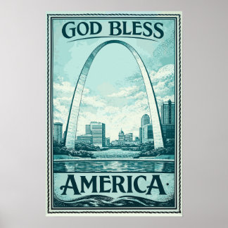 Arco Gateway - Deus Abençoe a América Poster