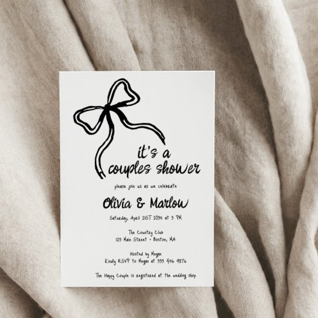 Arco ilustrado Convite para chá de Casal (Criador carregado)