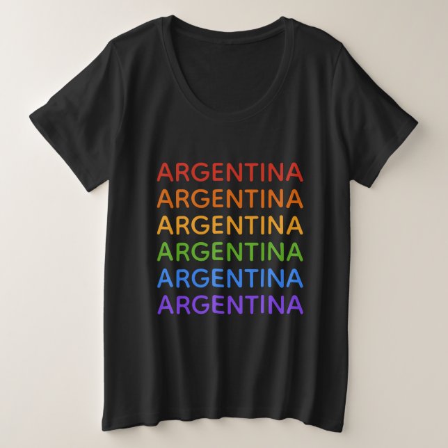 Arco-íris Argentina camisas e jaquetas (Frente do Design)