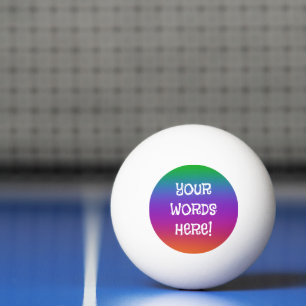 Arco-Íris - Bola de Pong de Cerveja Personalizada