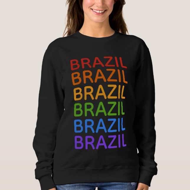 Arco-íris Brasil camisas e jaquetas (Frente)