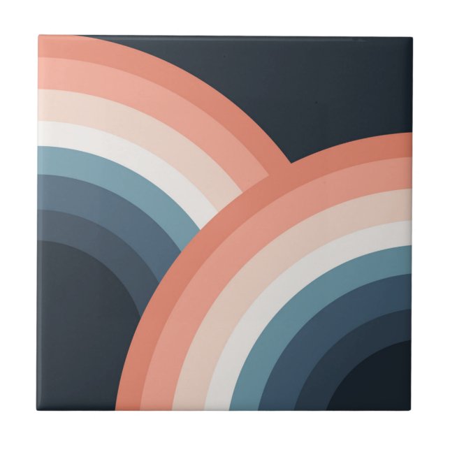 Arco-íris colorido de dois retratos (Frente)