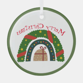 Arco-Íris De Natal Com Presente