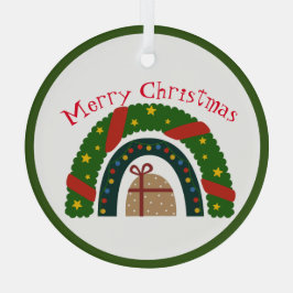 Arco-Íris De Natal Com Presente