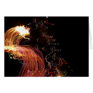 Arco-íris do cartão claro