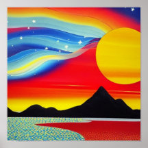 Arco-íris do Poster do Sol