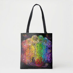 Arco-Íris Espacial de Faeries Tote Bag
