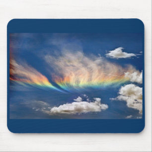 Arco-íris Mousepad do fogo