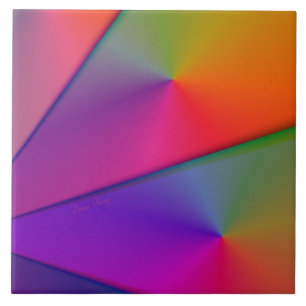 Arco-íris Origami - redemoinhos do índigo & da