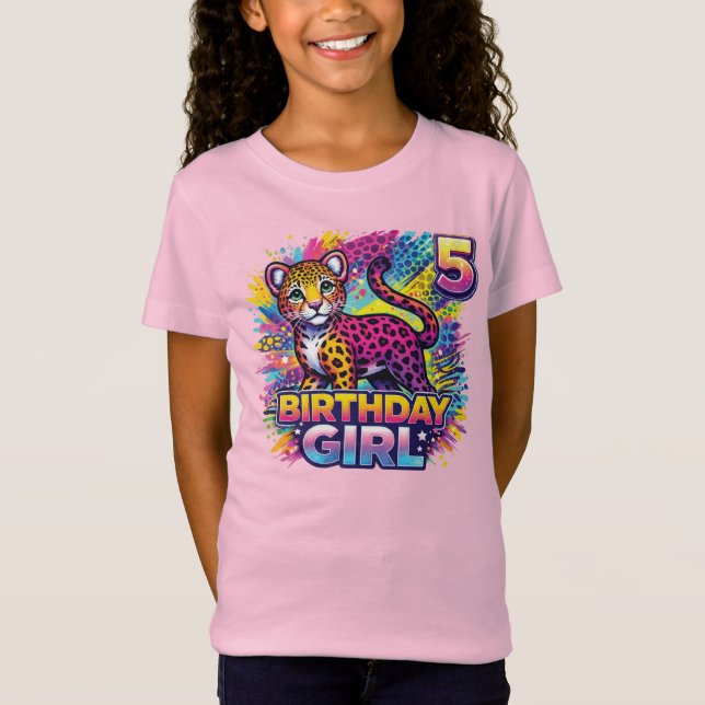 Arco-íris Personalizado Camisa de Aniversário de L (Frente)