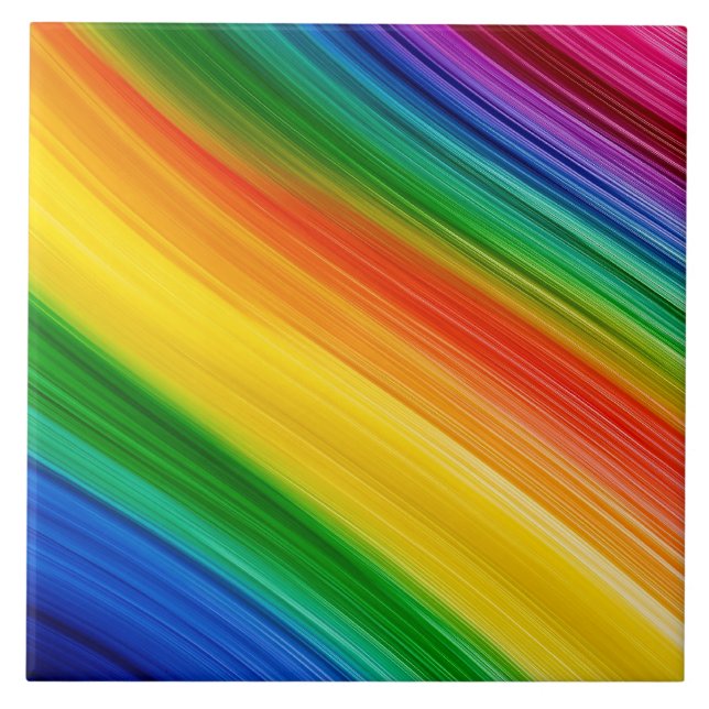 Arco-íris Vibrante de Cores (Frente)