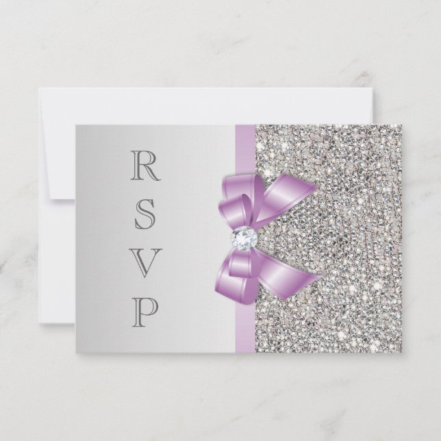 Arco Lilac do RSVP Faux Silver Sequins (Frente)