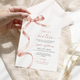 Arco Mocha Doce 16 Convite de Aniversário