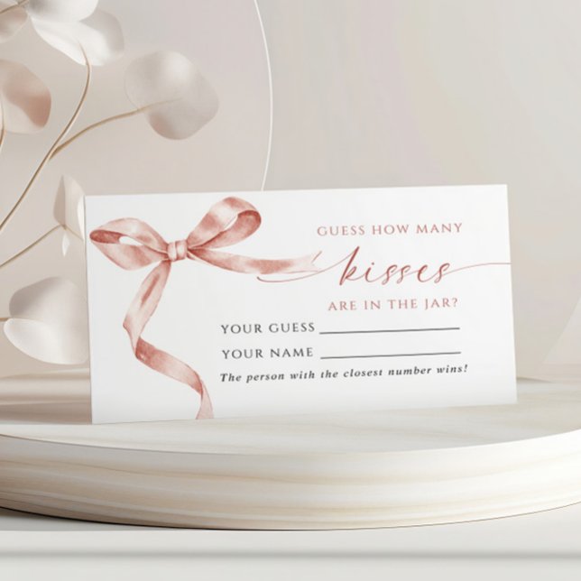 Arco Mocha Quantos cartões de Chá de Kisses (Criador carregado)