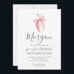 Arco PINK A Tini Bit Antigo Convite Martini<br><div class="desc">Convite de aniversário de arco rosa,  aniversário de adulto,  Convite para Arco preto moderno,  decoração de Festas de aniversário de Arcos pretas,  festa de aniversário cinzenta,  Um Convite de aniversário rosa cor-de-rosa mais antigo Cosmo Martini</div>