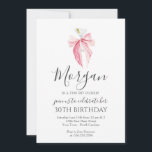 Arco PINK A Tini Bit Antigo Convite Martini<br><div class="desc">Convite de aniversário de arco rosa,  aniversário de adulto,  Convite para Arco preto moderno,  decoração de Festas de aniversário de Arcos pretas,  festa de aniversário cinzenta,  Um Convite de aniversário rosa cor-de-rosa mais antigo Cosmo Martini</div>