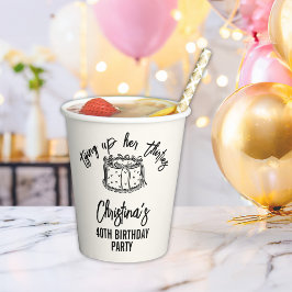 Arco Preta Amarrando Seus Trinta aniversário de 40