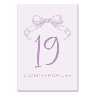 Arco Romântico esboçado   Cartão de Número de Tabe