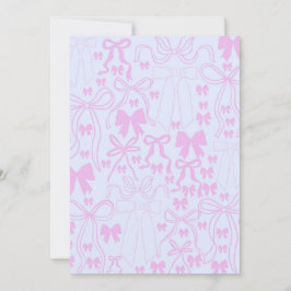 Arco rosa Chá de fraldas cor-de-rosa com convites