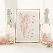 Arco Rosa Chá de fraldas Quando Ela Pop