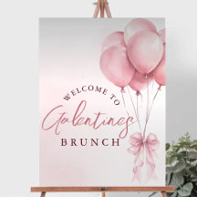 Arco Rosa de Galentines Dia Brunch Boas-Vindas