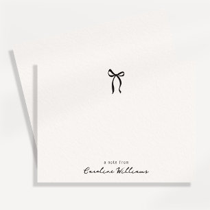 Arco simples caprichoso, um cartão em forma de not