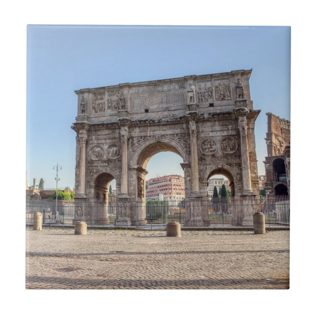 Arco Triunfal de Constantina - Roma, Itália (Frente)